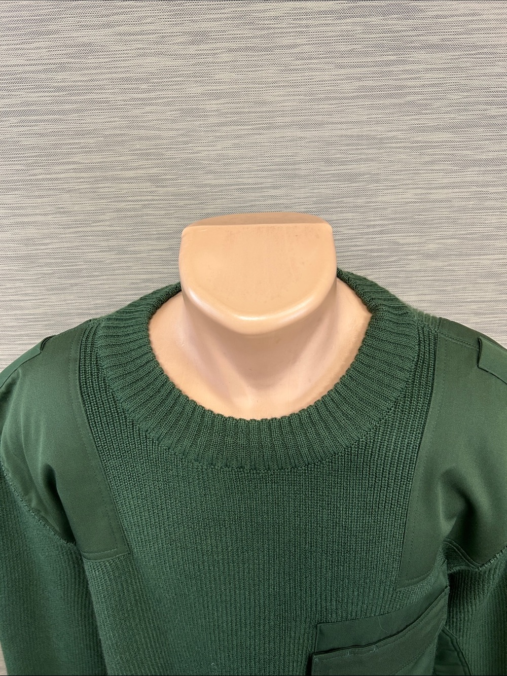 Men's German Commando pullover wool blend Sweater - Olive - 56 (XL) - Picture 3 of 12